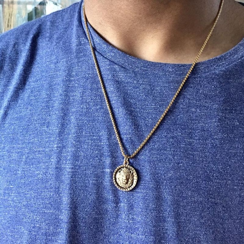 Lion Of Judah Coin Necklace