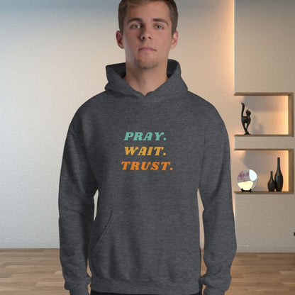 Pray Wait Trust Unisex Hoodie