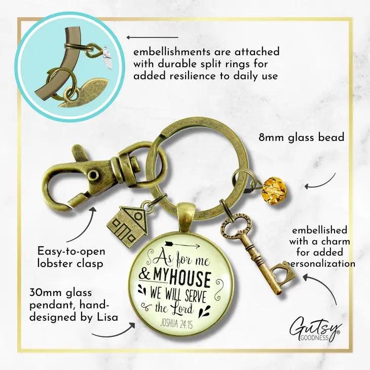 As For Me &amp; My House Keychain - Amela&