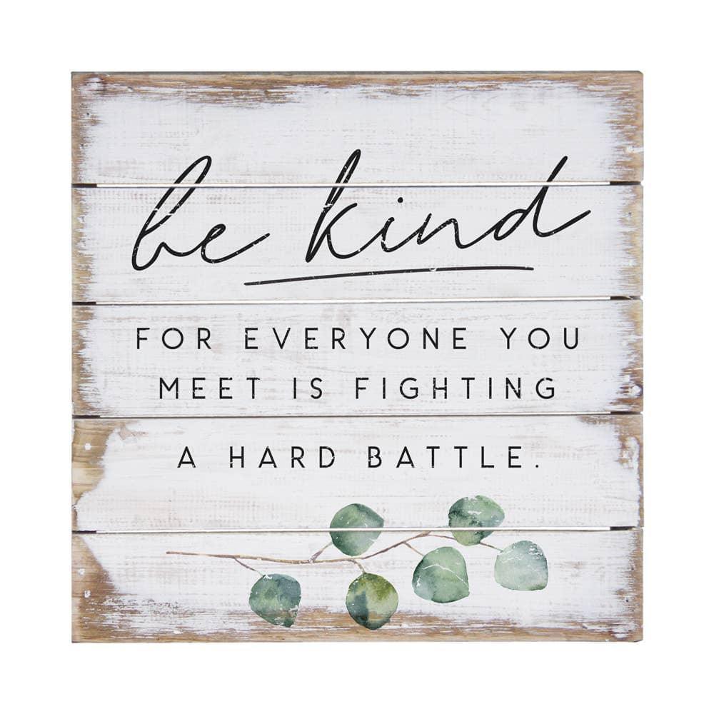 Be Kind Wooden Sign - Amela&