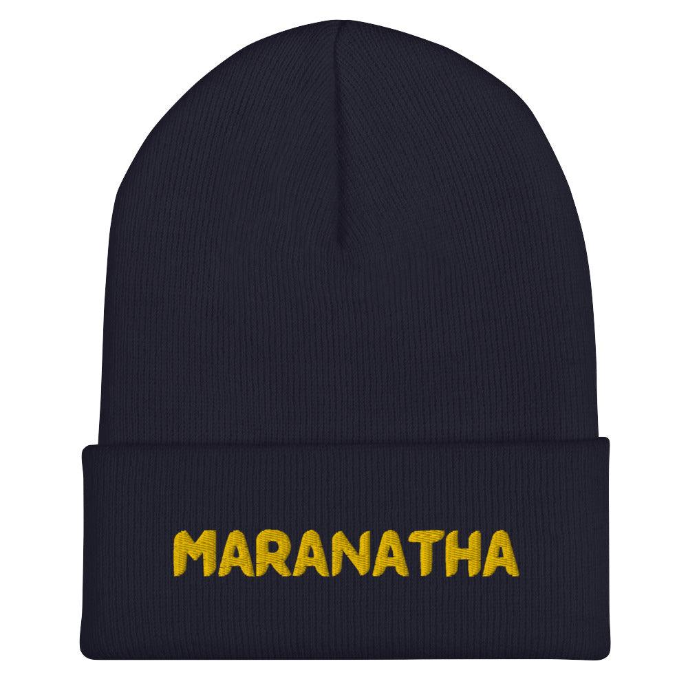 Maranatha Cuffed Christian Beanies - Amela&