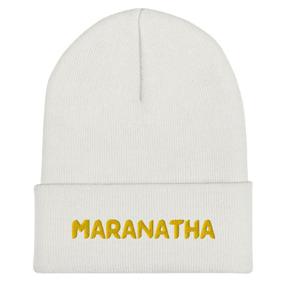 Maranatha Cuffed Christian Beanies - Amela&