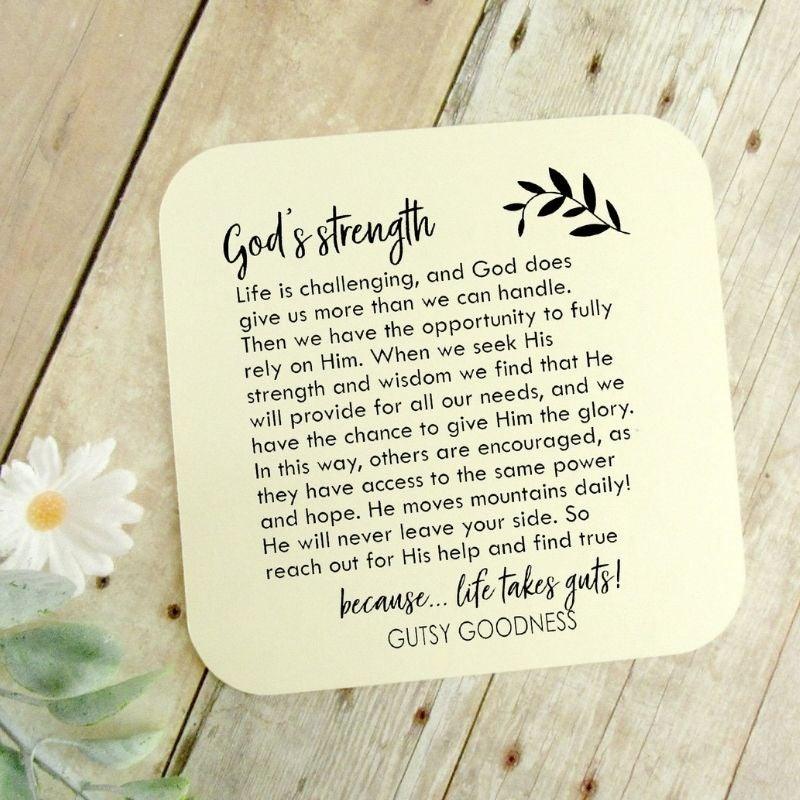 God Will Supply Every Need Keychain - Amela&